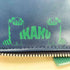 デザインティーシャツストアグラニフ Design Tshirts Store graniph IKAKU アニマル刺繍 二つ折り財布 レディース