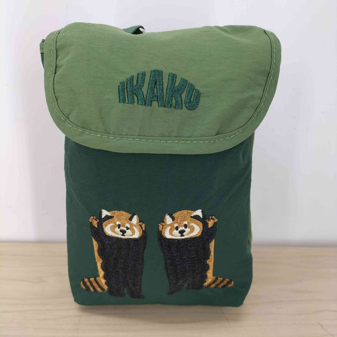 デザインティーシャツストアグラニフ Design Tshirts Store graniph IKAKU アニマル刺繍 ショルダーポーチ レディース