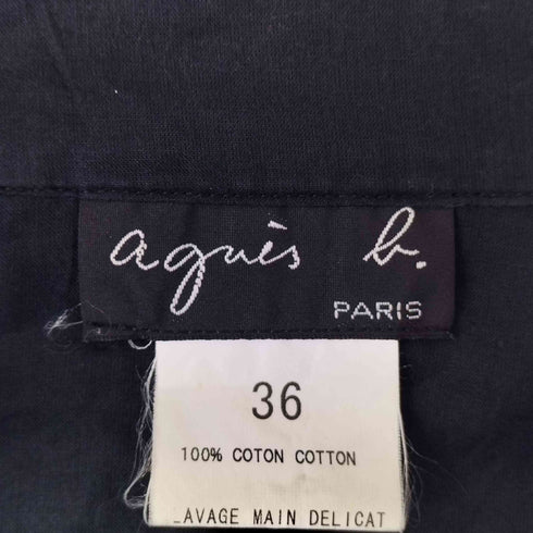 アニエスベー agnes b. スキッパー シアーシャツ レディース 36