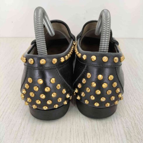 グッチ GUCCI スタッズ ホースビット レザーローファー レディース