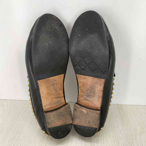 グッチ GUCCI スタッズ ホースビット レザーローファー レディース