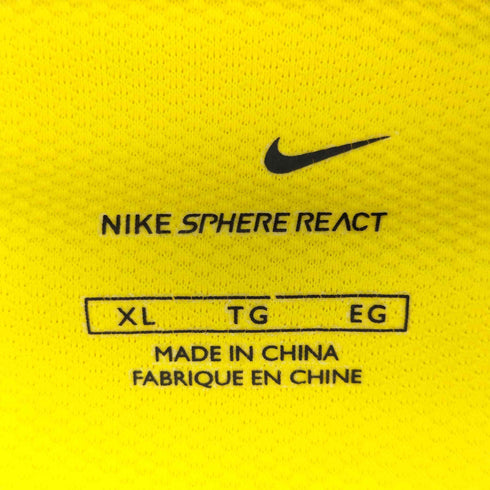 ナイキ NIKE 00S スウォッシュ刺繍 メッシュ切替 ゲームシャツ メンズ JPN:XL