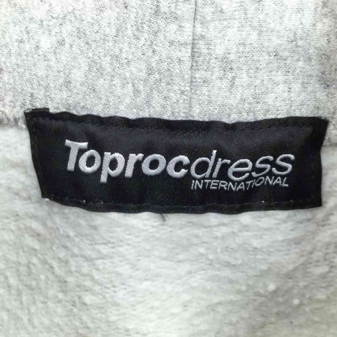 TOPROC DRESS ナイフ フロントプリント パーカー メンズ