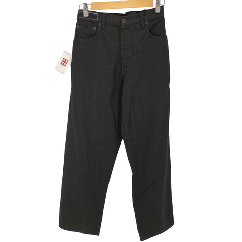 クロ KURO SELVEDGE CROSS DENIM PANTS レディース 26