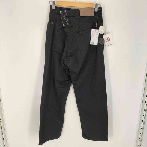 クロ KURO SELVEDGE CROSS DENIM PANTS レディース 26