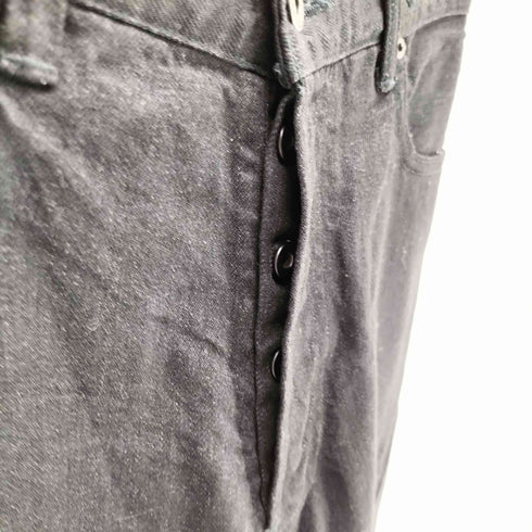クロ KURO SELVEDGE CROSS DENIM PANTS レディース 26