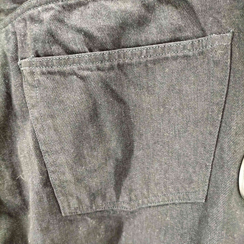 クロ KURO SELVEDGE CROSS DENIM PANTS レディース 26