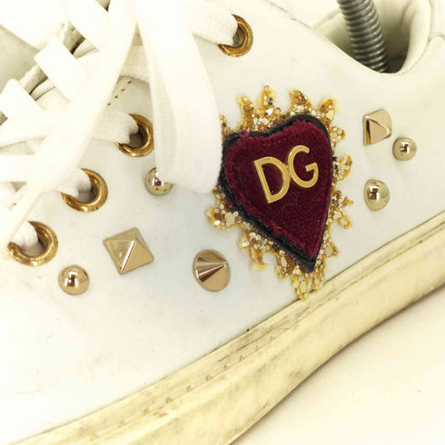ドルチェアンドガッバーナ DOLCE&GABBANA ローカットレザースニーカー レディース 35 1/2