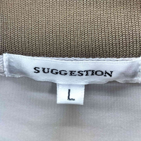SUGGESTION リブ 配色 サイドライン トラック ジャケット メンズ JPN:L