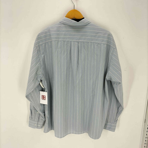 ユニクロシー UNIQLO:C ブロードオーバーサイズシャツ/ストライプ メンズ L