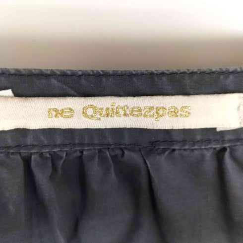 ヌキテパ NE QUITTEZ PAS 総柄 刺繍ブラウス レディース