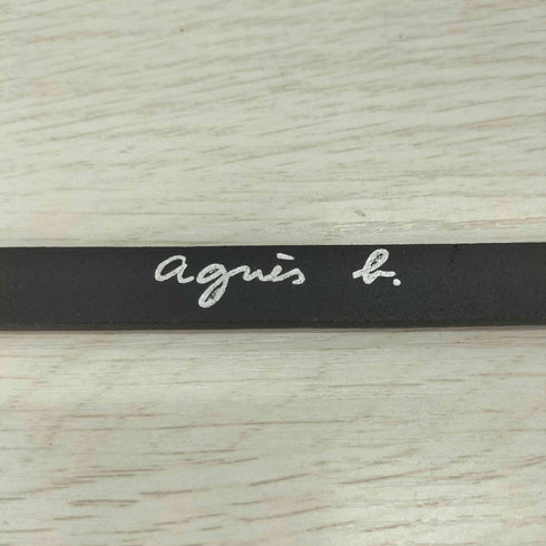 アニエスベー agnes b. フランス製 レザーベルト レディース 85/34