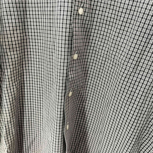 ポロゴルフラルフローレン POLO GOLF RALPH LAUREN 90s BONNARD L/S開襟チェックシャツ メンズ M