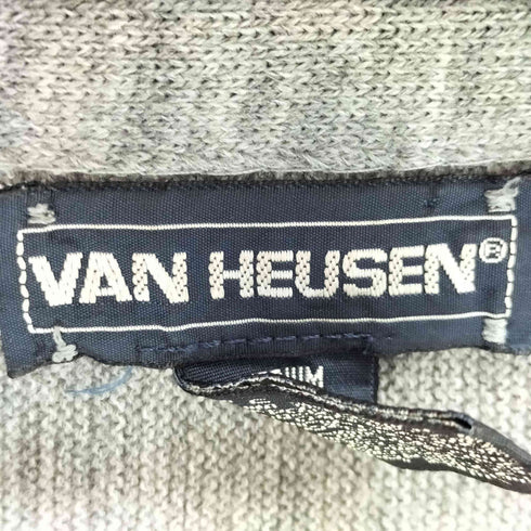 ヴァンヒューゼン VAN HEUSEN 80-90s アクリルニットカーディガン メンズ M