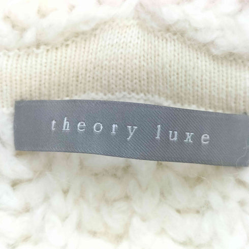 セオリーリュクス theory luxe LEONIE VIRGO ウール アルパカ混 ハイゲージ ケーブル編み ニットコート レディース JPN:38