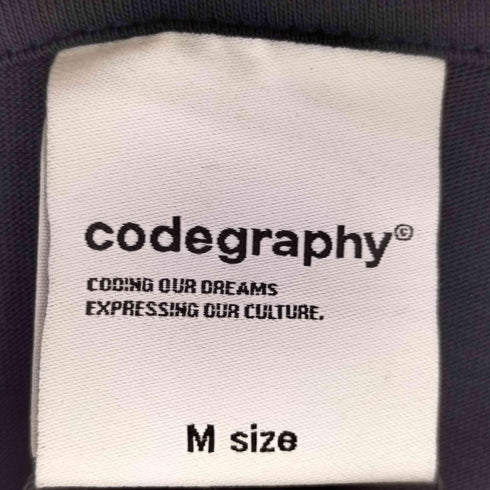 codegraphy Square Logo Short Sleeve T-Shirt CBEUUTS011 メンズ M