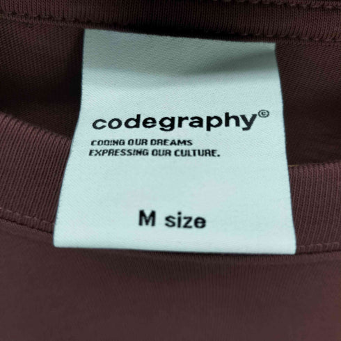 codegraphy Square Logo Short Sleeve T-Shirt CBEUUTS011 メンズ M