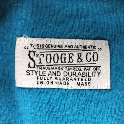 ストーギー STOOGE&CO 刺繍デザインダブルジップパーカー Y2K メンズ L