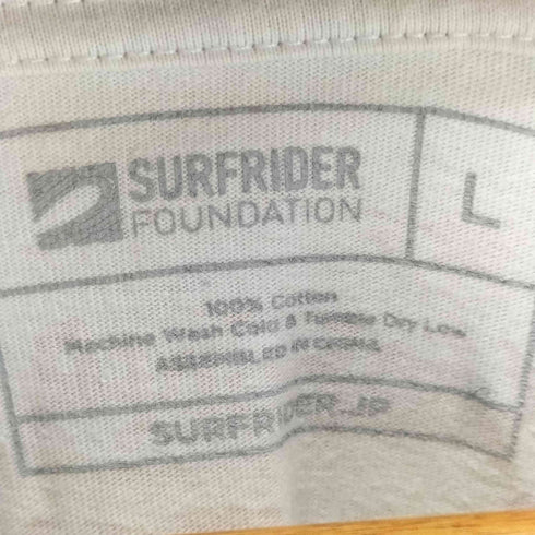 SURFRIDER プリントS/Sカットソー メンズ L