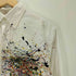 ALAPAAP ペンキ ペイント デザイン L/S コットン シャツ メンズ JPN:L