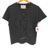 GADID ANONIEM グラフィック ロゴ 両面プリント クルーネック Tシャツ メンズ 0