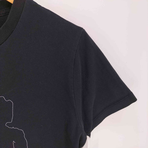 GADID ANONIEM グラフィック ロゴ 両面プリント クルーネック Tシャツ メンズ 0