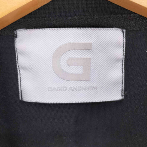 GADID ANONIEM グラフィック ロゴ 両面プリント クルーネック Tシャツ メンズ 0