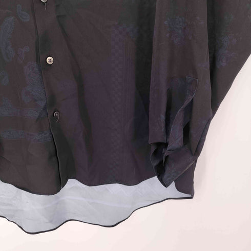 ステュディオス STUDIOUS マルチ パターン バンダナ プリント L/S シャツ メンズ JPN:2