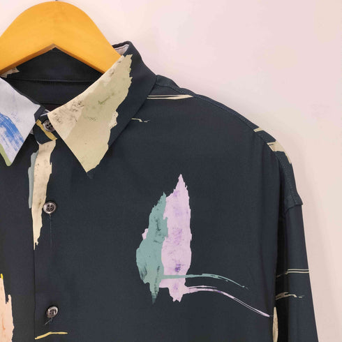 リノー LiNoH 23SS ペイント ロング スリーブ シャツ メンズ JPN:1