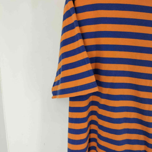 ポロバイラルフローレン Polo by RALPH LAUREN 90S スモールポニー刺繍 S/S ボーダー Tシャツ メンズ import:XL