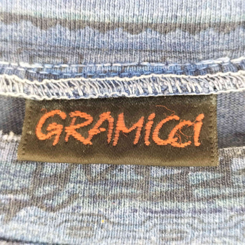 グラミチ GRAMICCI MADE IN USA 総柄クルーネックS/S Tシャツ メンズ JPN:S
