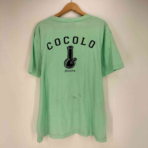 ココロブランド COCOLO BLAND 両面プリント ボング クルーネックTシャツ メンズ JPN:XL
