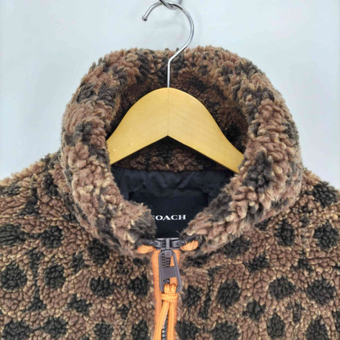 コーチ COACH Signature Sherpa Zip Jacket シグネクチャー シェルパ ジップ ジャケット メンズ import:S