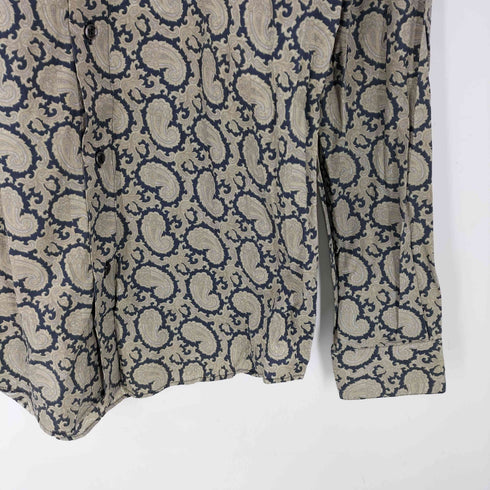 メゾンマルタンマルジェラ Maison Martin Margiela 13AW 10番 ペイズリー 総柄 L/S シャツ メンズ EUR:48