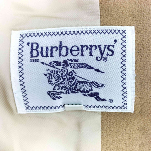バーバリーズ BURBERRYS カシミヤ混 短丈1Bウールテーラードジャケットセットアップ レディース 7AB2