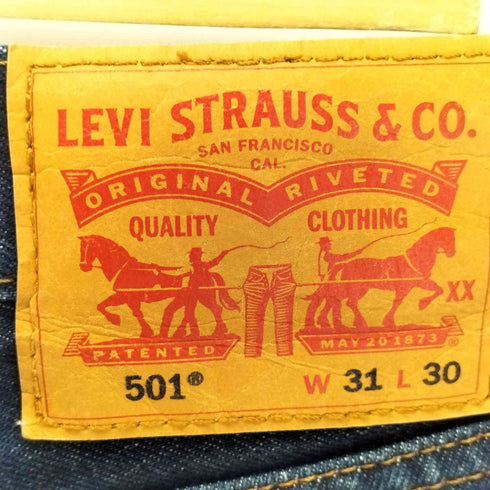 リーバイス Levis 501 ボタンフライ インディゴデニム メンズ W31L30