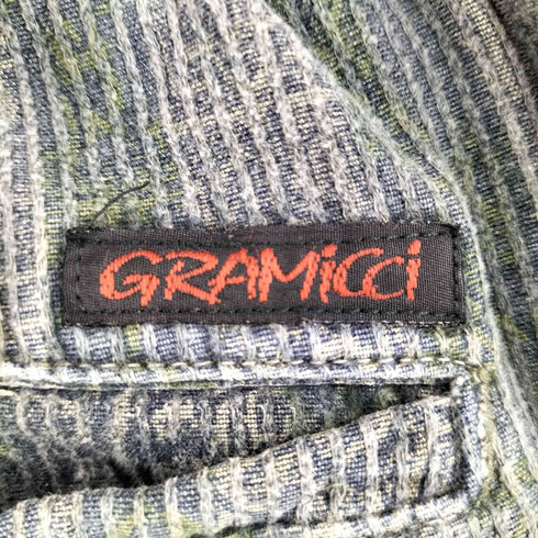 グラミチ GRAMICCI 90s USA製 総柄 クライミングショーツ メンズ JPN:S