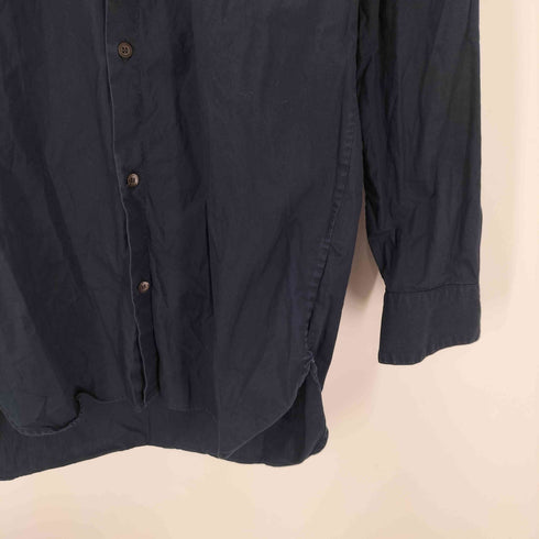 ドリスヴァンノッテン DRIES VAN NOTEN Band Collar Plain Shirt コットン L/S バンドカラー プレーン シャツ メンズ EUR:44