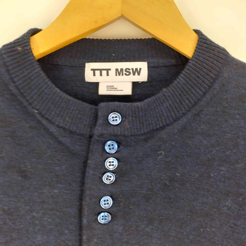 ティーモダンストリートウエア TTT_MSW 25SS Crew-neck Cardigan クルーネック カーディガン メンズ JPN:M