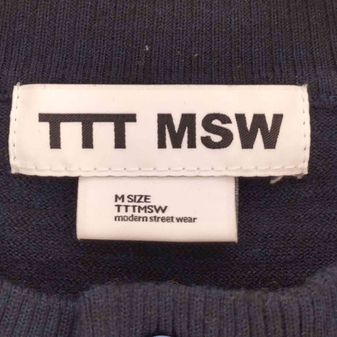 ティーモダンストリートウエア TTT_MSW 25SS Crew-neck Cardigan クルーネック カーディガン メンズ JPN:M