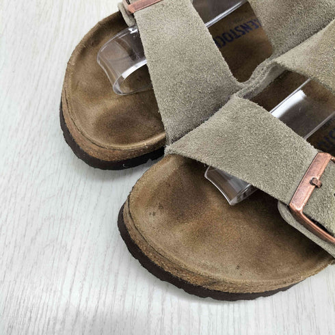 ビルケンシュトック BIRKENSTOCK Arizona アリゾナ Softfootbed スエードサンダル トープ メンズ 40