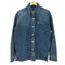 アミ ami alexandre mattiussi PARIS Oversized Denim Shirt ハートロゴ ワッペン ヘビーオンス L/S オーバーサイズ デニム シャツ メンズ XXS