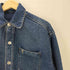 アミ ami alexandre mattiussi PARIS Oversized Denim Shirt ハートロゴ ワッペン ヘビーオンス L/S オーバーサイズ デニム シャツ メンズ XXS