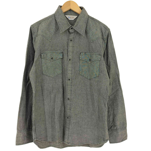 ファイブブラザー FIVE BROTHER ウエスタンL/S シャンブレーシャツ メンズ JPN:M