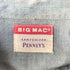 ビッグマック BIG MAC リプルステッチ L/S シャンブレーシャツ メンズ