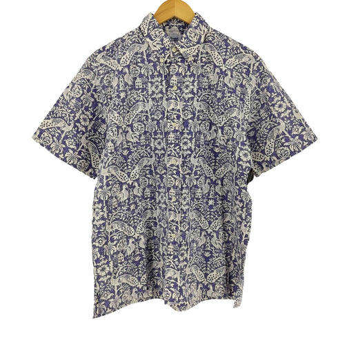 レインスプーナー Reyn Spooner 90s プルオーバー 半袖 ボタンダウンシャツ メンズ JPN:M