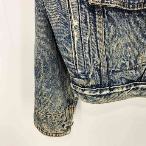 リーバイス Levis 80s USA製 75073 ケミカルウォッシュ デニム トラッカージャケット メンズ import:S