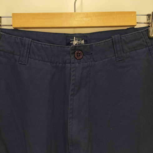 ステューシー Stussy 紺タグ ワイドストレートチノパンツ フラップポケット メンズ 34