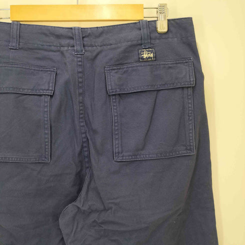 ステューシー Stussy 紺タグ ワイドストレートチノパンツ フラップポケット メンズ 34