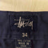 ステューシー Stussy 紺タグ ワイドストレートチノパンツ フラップポケット メンズ 34